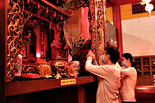 Potret Saat Sembahyang Leluhur